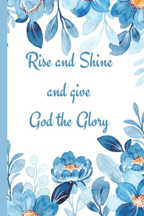 Christian Notebook for sale on amazon note book for church sermon, college, journaling Christian Notebook, Give God The Glory, Church Sermon, Gods Glory, The Color Blue, Rise And Shine, Note Book, The Glory, Verses