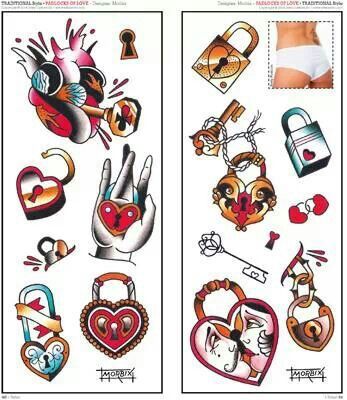 Key and lock American Traditional Lock Tattoo, American Traditional Key Tattoo, Heart Lock And Key Tattoo, Lock And Key Tattoo, Padlock Tattoo, Heart Lock Tattoo, Lock Key Tattoos, Traditional Chest, Lock Tattoo