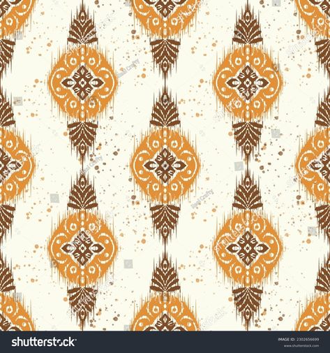 Ikat Tribal Indian Seamless Pattern Ethnic Stock Illustration 2302656699 | Shutterstock Ikat Motifs, Kurti Pattern, Kurta Patterns, Nature Art Drawings, African Pattern Design, Ikat Print, Ikat Pattern, Boys Shirt, African Pattern