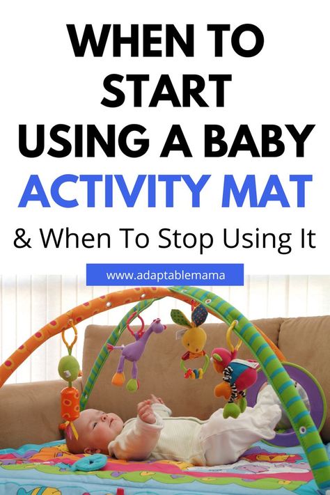 Are you a new parent or are doing your baby registry checklist and you're wondering when to start using a baby activity mat/ baby play gym? 

Should you wait until your baby is a few weeks old so they can make full use of it? How necessary is it? And when do babies stop using it? Find out the answers and more, right here. Baby Activity Mat, Baby Registry Checklist, Registry Checklist, Baby Play Gym, Baby Activity, Baby Mat, Gym Mats, Activity Mat, Do Baby