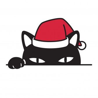 Santa claus Vectors, Photos and PSD files | Free Download Diy Santa Decorations, White Cat Christmas, Cat Santa Hat, Christmas Logo, Cat Template, Christmas Pfp, Santa Claws, Diy Santa, Santa Dog