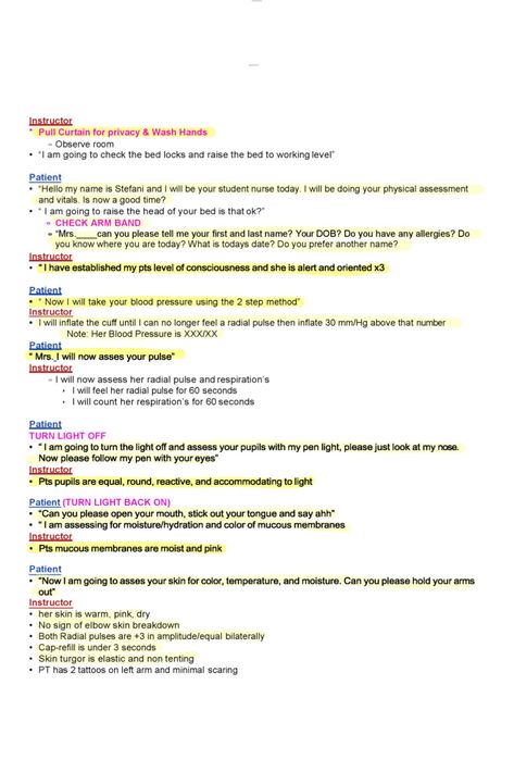 NUR 101 Head-to-Toe Assessment Script Health Assessment Nursing Notes, Head To Toe Assessment Cheat Sheet, Head To Toe Assessment Nursing, Nursing Physical Assessment, Health Assessment Nursing, Assessment Nursing, Nurse Bae, Wound Care Nursing, Nursing Study Tips