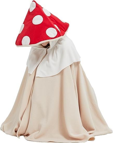 Amazon.com: Red Mushroom Costume Mushroom Cape Fun and Comfy Adult Costume for Women and Men : Clothing, Shoes & Jewelry Hunger Games Halloween Costumes, Adult Pumpkin Costume, Mushroom Costume, Bug Costume, Themed Halloween Costumes, Costume For Women, Red Mushroom, Halloween And Christmas, Pumpkin Costume