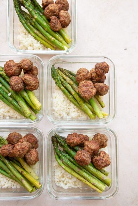 Meal Prep Air Fryer, Beef Meal Prep Recipes, Air Fryer Lunch, Beef Meal Prep, Air Fryer Beef, Sources Of Protein, Dinner Homemade, Meatball Bake, Meal Prep Recipes