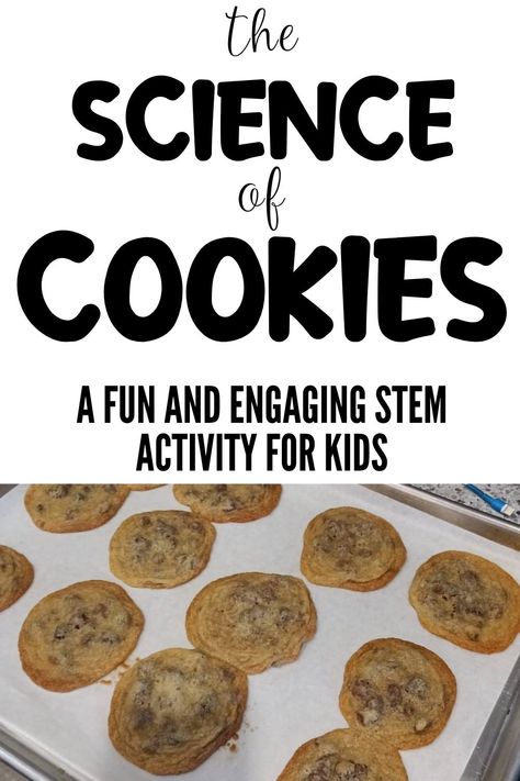 Science Of Cookies, Cooking Science Experiments, Cookie Experiment, Edible Science, Stem Activity For Kids, Perfect Chocolate Chip Cookie Recipe, Basic Cookie Recipe, The Perfect Chocolate Chip Cookie, Monster Camp