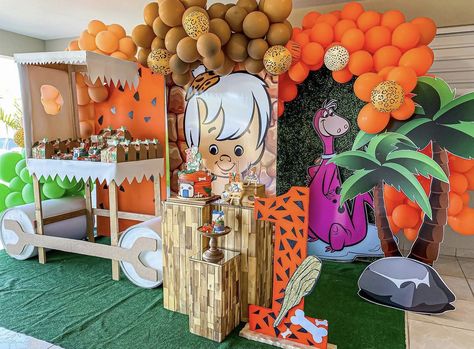 The Flintstones Birthday Party, Flinstones Bam Bam Birthday Party, Bam Bam 1st Birthday Party, Bambam Birthday Party Ideas, Flinstones Birthday Party Boy, Yabba Dabba Two Birthday Boy, Bam Bam Birthday Party, Yabba Dabba Two Birthday, Bambam Birthday