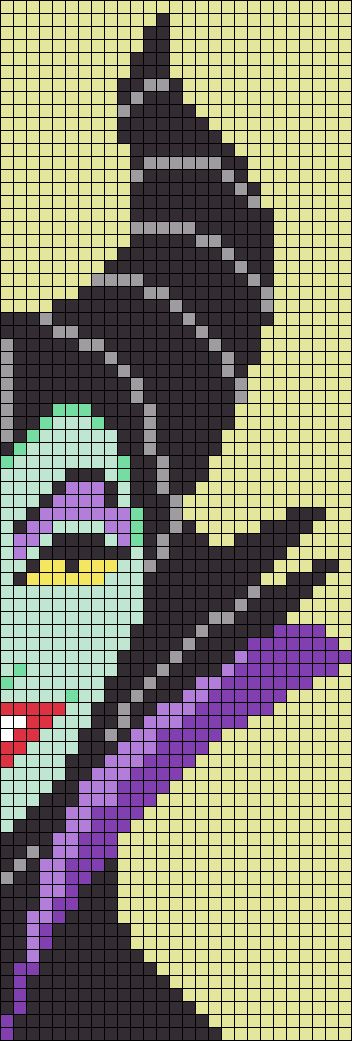 Disney Villain Cross Stitch, Maleficent Pixel Art, Disney Villains Pixel Art, Stitch Disney Pixel Art, Disney Tapestry Crochet, Maleficent Crochet, Alpha Pattern Disney, Disney Alpha Patterns, Maleficent Cross Stitch