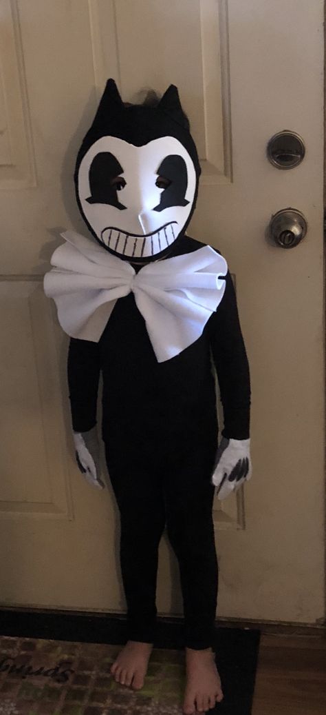 Bendy Costume Halloween 2018. When he wants to be Bendy, you make it happen! Diy Bendy Costume, Bendy Costume, Shrubs For Borders, Holly Fern, Princess Flower, Easy Landscaping, Halloween 2018, Complimentary Colors, Costume Halloween