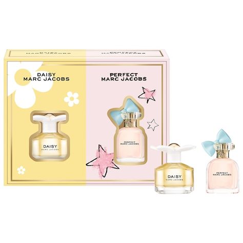 Mini Daisy & Perfect Eau de Parfum Perfume Set - Marc Jacobs Fragrances | Sephora White Violets, Sephora Gift Sets, Marc Jacobs Daisy Perfume, Marc Jacobs Perfume, Sephora Holiday, Daisy Perfume, Sephora Favorites, Wild Berries, Marc Jacobs Daisy