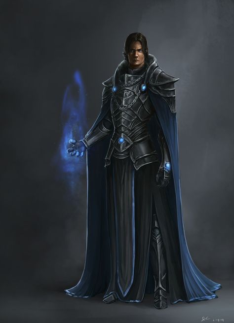 DnD Mages/Wizards/Sorcerers - Imgur Regal Clothing Design, Battle Mage, Dark Vampire, Fantasy Wizard, Hair Male, Heroic Fantasy, Art Outfits, Kunst Inspiration, Fantasy Male