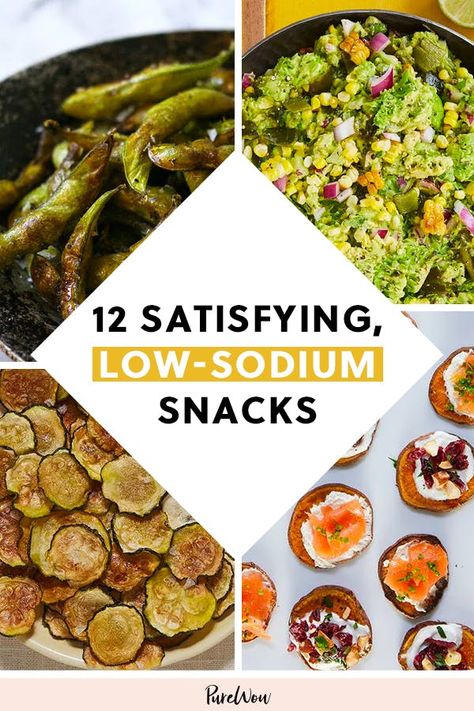 Healthy Snacks Low Sodium, Low Sodium Substitutes, Heart Healthy Snacks Low Sodium, Low Sodium Party Food, Low Sodium Snack Ideas, Low Sodium Snack Recipes, Healthy Low Sodium Snacks, Low Sodium Vegetables, Low Sodium Snacks On The Go