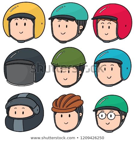 Art Styles Chibi, Helmet Drawing, Helmet Of Salvation, Vector People, Event Logo, Safety Helmet, Helmet Design, Line Art Drawings