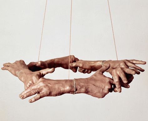 Sunday inspiration — Bruce Nauman. His were the first contemporary works to inspire me into a life in the arts — specifically when I saw… Holding Hands In A Circle, Hands In A Circle, Hand Circle, Bruce Nauman, Artist Mannequin, Sunday Inspiration, Hand Sculpture, I Have A Dream, Clay Sculpture