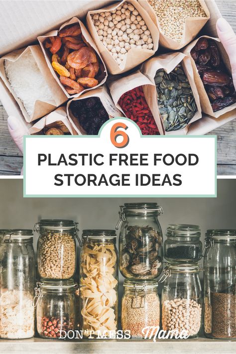 Not only are plastic containers harmful to the planet but they are harmful to your health too. A plastic-free kitchen is easier than you think thanks to these 6 plastic free kitchen storage solutions. Food Storage Solutions, Plastic Free Kitchen Storage, Plastic Free Pantry Organization, Zero Plastic Pantry, No Plastic Kitchen, Non Plastic Food Storage, Sustainable Food Storage, Plastic Free Pantry, Plastic Free Fridge Organization