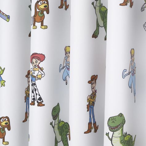 Toy Story Curtains, Toy Story Bedding, Toy Story Andy, Toy Story Room, Curtains Dunelm, Disney Princess Toys, Toy Story Characters, Princess Toys, Eyelet Curtains