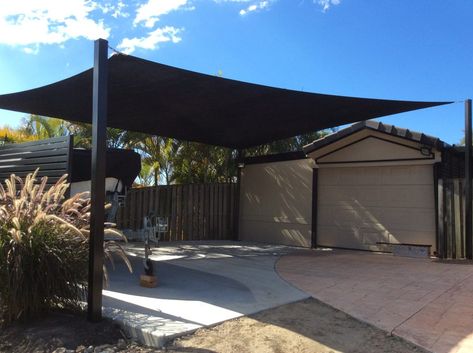 Patio Coverings, Carport Shade, Shade Sail Ideas, Shade Sail Installation, Making A Garden, Deck Shade, Carport Patio, Sun Sail, Patio Sun Shades