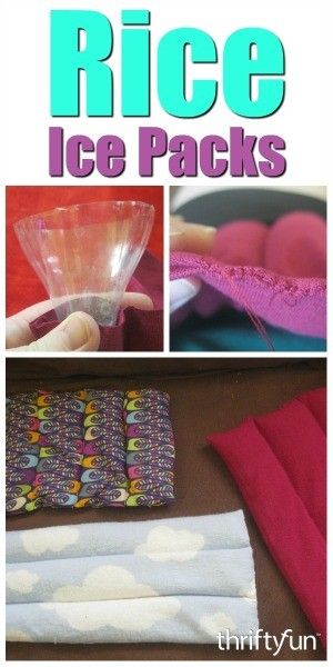 Diy Ice Packs, Diy Rice Bags, Homemade Ice Pack, Diy Ice Pack, Rice Heating Pads, Rice Pack, Homemade Bubbles, Diy Sewing Gifts, Heating Pads