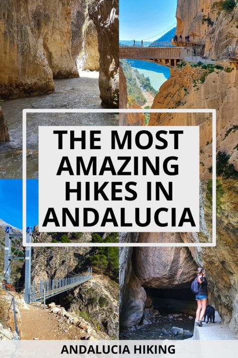 Planning on a walking holiday in southern Spain? Then check out these amazing hikes in Andalucia for your Spain bucket list! Find some of the best hikes in Spain for every level recommended by a local. Hiking Spain, Grenada Spain, Nevada National Parks, Spain Bucket List, Andalusia Travel, Ronda Spain, Andalucia Spain, Spain Tour, Andalusia Spain