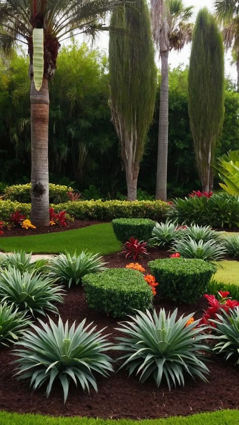 Sunny Delights: Transforming Your Front Yard with 15 Florida Landscaping Ideas 36 Unique Landscaping Ideas, Italian Landscaping, Coastal Landscaping Ideas, Florida Landscaping Ideas, Florida Plants Landscaping, California Landscaping, Unique Landscaping, Coastal Landscaping, Front Lawn Landscaping