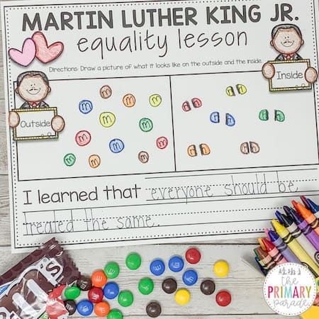 Celebrate equality with these activities for Martin Luther King Day. Kindness activities for Martin Luther King Jr Day Mlk Kindergarten, Martin Luther King Art Projects, Mlk Lesson Plans, Martin Luther King Worksheets, Martin Luther King Art, Martin Luther King Jr Crafts, Mlk Crafts, Martin Luther King Activities, Mlk Activities