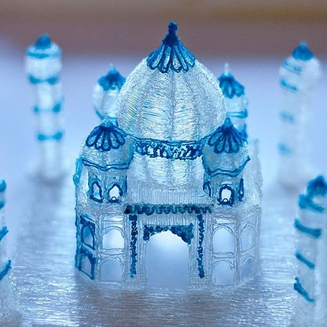 ✨ Architectural wonders ✨ . . . #3Doodler #3Dpen #WhatWillYouCreate #3Dart #handmade #architecture #mosques #tajmahal 3dpen Ideas, 3d Doodler, Hot Glue Art, 3d Printer Pen, 3d Pen Art, Pen Ideas, Glue Art, Pen Craft, Thank You Card Design