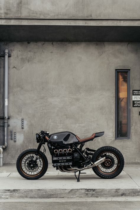 BMW CAFE RACER CUSTOM MOTORCYCLE SHOP DOWNTOWN Honda Bobber, Custom Bikes Cafe Racers, Cafe Racer Design, Bike Bmw, Stylish Bike, Serie Bmw, Bmw K100, Racer Motorcycle, Мотоциклы Cafe Racers