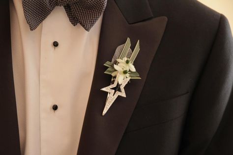 Super Star, Silver Stars, Boutonniere, Floral Wedding, Wedding Ideas, Prom, Stars, Floral, Silver