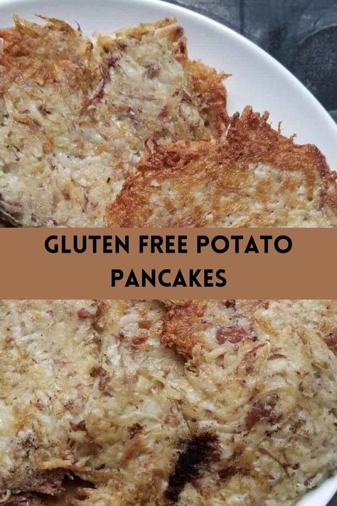 These gluten-free potato pancakes are the ultimate crispy comfort food! Golden and perfectly crisp on the outside, tender on the inside, they’re an easy, delicious dish that’s sure to become a family favorite, whether served for breakfast or as a savory snack. Gluten Free Potato Pancakes, Savory Potato Pancakes, Paleo Flour, Potatoe Pancake Recipe, Potato Pancakes, Frozen Veggies, How To Eat Better, Gluten Free Recipes Easy, Family Recipe