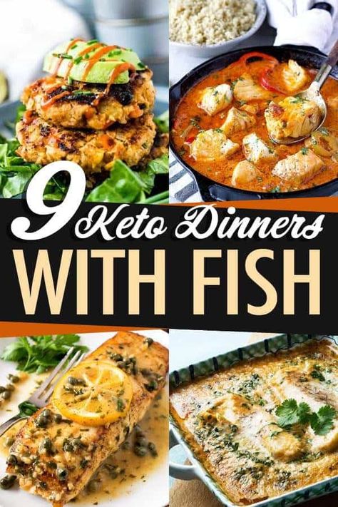 Dinner Recipes With Fish, Recipes With Fish, Keto Fish Recipes, Low Carb Low Calorie Recipes, Keto Fish, Neuer Wallpaper, Dinner Fish, Best Easy Dinner Recipes, Paleo Seafood Recipes