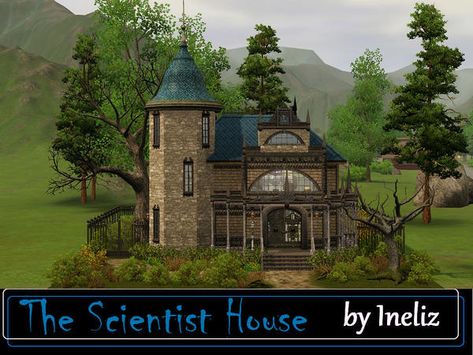 Ineliz's The Scientist House Sims3 Cc, Sims Houses, Tumblr Sims 4, Free Sims, Victorian Buildings, Sims Ideas, Casas The Sims 4, Sims House Plans, The Scientist