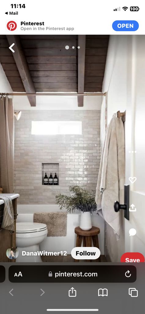 Medium Size Bathroom Ideas, Master Bath Ideas Layout, Tub With Tile Walls, Medium Size Bathroom, Small Master Bath Ideas, Guess Bathroom, Master Bath Ideas, Small Master Bath, Chelsea Deboer