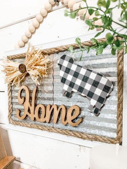 Dollar Tree Magnetic Farmhouse Decor | Hometalk Farmhouse Decor Laundry Room, Diy Dollar Tree Farmhouse Decor, Dollar Tree Farmhouse Decor, Dollar Tree Farmhouse, Cheap Farmhouse Decor, Budget Crafts, Farmhouse Crafts, Diy Dollar Tree Decor, Dollar Tree Decor