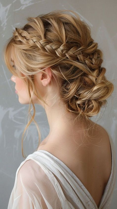 Pride And Prejudice Hairstyles Updo, Mystic Hairstyles, Faerie Hairstyles, Bridgerton Updo, Ethereal Updo, Fantasy Updo, Updo Blonde Hair, Blonde Hair Updo, Ethereal Hairstyles