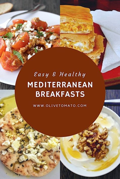 Greek Mediterranean Breakfasts Breakfast Ideas Healthy, Mediterranean Diet Breakfast, Mediterranean Breakfast, Med Diet, Mediterranean Diet Meal Plan, Easy Mediterranean Diet Recipes, Low Carb Muffins, Overnight Oat, Mediterranean Diet Plan