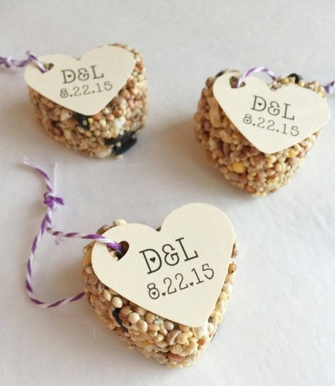 Arbor Day Green Inspiration Bird Seed Send Off Wedding, Diy Bird Seed Favors, Bird Feeder Seed Cakes Party Favours, Bird Seed Wedding Favors, Bird Seed Confetti, Heart Shaped Bird Seed Feeder, Bird Seed Favors, Seed Cake, Heart Favors