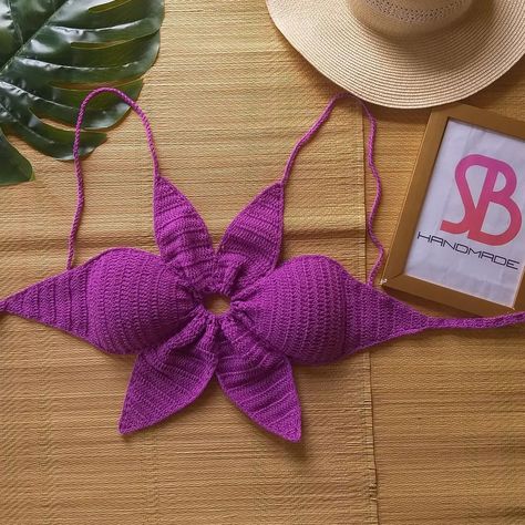 Crocheted Butterfly Top, Butterfly Crochet Top Pattern, Butterfly Crop Top Crochet, Crochet Swallowtail Butterfly Top, Pink Butterfly Crochet Top, Crochet Butterfly Pattern, Crochet Bra, Crochet Eyes, Crochet Maxi