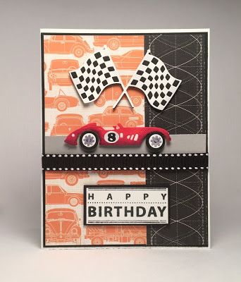 Race Car Cards Handmade, Racing Car Birthday Cards, Car Cards Handmade, Car Birthday Card, Car Cards, Car Card, Male Birthday, 18th Birthday Cards, Race Car Birthday