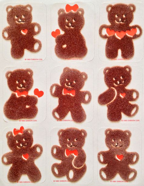 Gibson fuzzy teddy bear stickers Vintage Teddy Bear Wallpaper, Vintage Teddy Bear Illustration, Jpg Wallpapers, Teddy Bear Aesthetic, Teddy Bear Drawing, Vanilla Honey, Surprise Toys, Teddy Bear Wallpaper, Teddy Bears Valentines