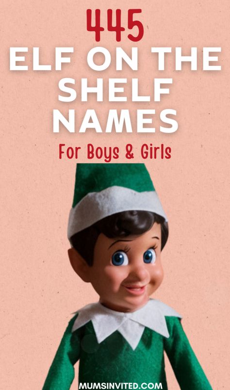 This is the only aesthetic elf name ideas list you'll ever need. Parents who want a funny elf on the shelf  name for their kids will love this. Take a look at this list of 400+ clever, modern & cute elf on the shelf names right now! These are elf on the shelf names funny. elf on the shelf names unique. elf names. Christmas elf on the shelf names. elf on the shelf names boy and girl. elf on the shelf arrival ideas names. good elf names. elf on the shelf baby names. elf on the shelf duo names. Elf Name Ideas, Elf On Shelf Names, Girl Elf Names, Elf On The Shelf Baby, Duo Names, Elf On The Shelf Names, Girl Elf On The Shelf, Good Elf Names, Aesthetic Elf