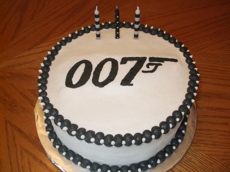 james bond cake - Google Search 007 Cake, Spy Cake, James Bond Cake, James Bond Theme Party, 007 Party, Spy Birthday Parties, James Bond Party, Birthday Cake For Mom, Spy Party