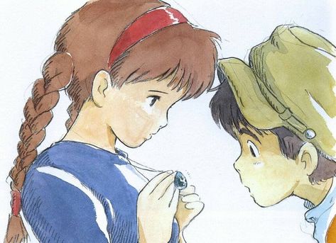 Miyazaki Art, Action Poses Drawing, Ghibli Artwork, Studio Ghibli Movies, Castle In The Sky, Studio Ghibli Art, Ghibli Movies, Ghibli Art, Old Anime