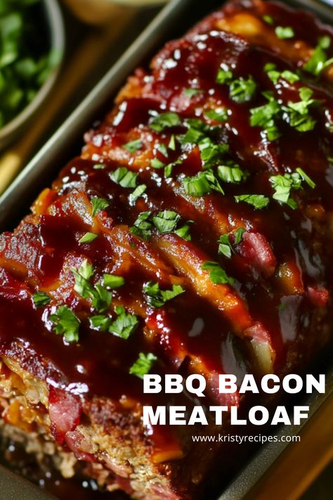 Looking for a simple yet delicious recipe? This BBQ Bacon Meatloaf is easy to prepare, full of flavor, and perfect for family meals or gatherings.
Hashtags: #BBQMeatloaf #EasyMeals #DinnerRecipes #QuickAndEasy #BaconLovers #Meatloaf #HomeCookedMeals #WeeknightDinner Meatloaf Recipes With Bacon, Bacon Wrapped Meatloaf Recipes, Bacon Meatloaf Recipes, Meat Church Recipes, Bbq Meatloaf Recipes, Bbq Bacon Meatloaf, Spicy Meatloaf, Meatloaf Oatmeal Recipe, Barbecue Meatloaf