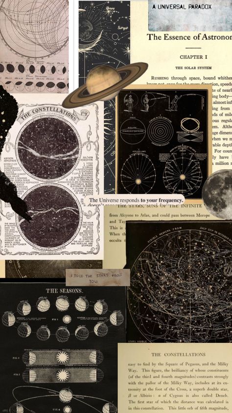 Astronomy Posters Printable Art, Astronomy Major Aesthetic, Space Names Astronomy, Cosmology Aesthetic, Collage Science, Astronomy Notes, Observational Astronomy, Astronomy Journal, Nasa Aesthetic