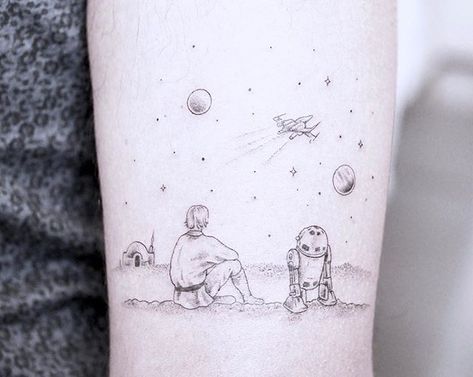 Torres Tattoo, Star Wars Tattoo Sleeve, Nerdy Tattoos, Witch Tattoo, Star Wars Drawings, Star Wars Tattoo, Arm Band Tattoo, May The 4th, May The 4th Be With You