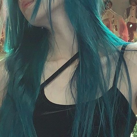 Jinx Hair, Blue Hair Aesthetic, Yennefer Of Vengerberg, Teal Hair, Photo Video Editing, Dyed Hair Inspiration, Picsart Photo, Dye My Hair, Hair Dye Colors