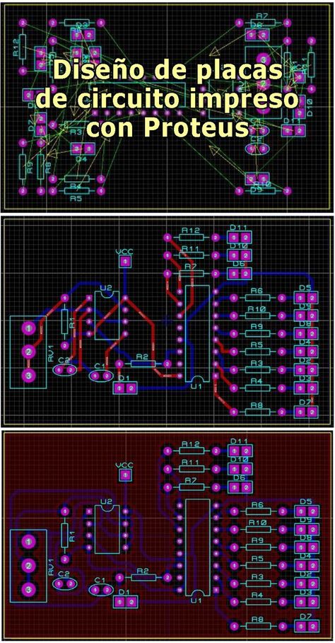 Diseño de placas de circuito impreso (PCB) con Proteus R5, Software, Map