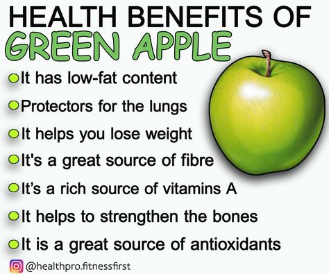 Health benefits of green apple Green Apple Benefits Health, Apple Benefits Health, Benefits Of Green Apples, Green Apple Benefits, Apple Benefits, Fruit Health Benefits, Nutrition Chart, Food For Digestion, Green Eating