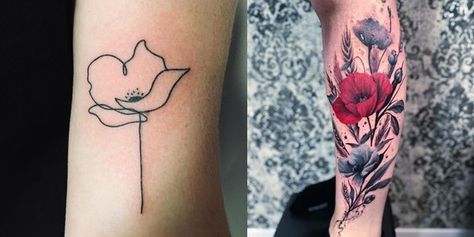 10+ Best Poppy Tattoo Designs You'll Love - HowLifeStyles Flower Poppy Tattoo, Tattoos Of Butterflies, Black Poppy Tattoo, Tattoos Lotus, Different Styles Of Tattoos, Lotus Tattoos, Poppy Flower Tattoo, Poppy Tattoo, Flower Poppy