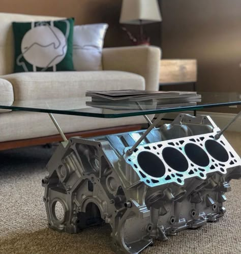 V8 Engine Table, Car Engine Table, V8 Table, Engine Block Table, Mechanic Shop Decor, Engine Table, Automobile Furniture, Car Room Decor, Hangout Space