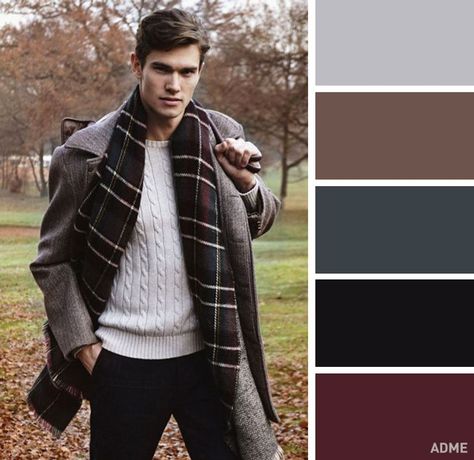 18 ideal colour combinations for men Men's Summer Outfit, Mens Fashion Dressy, Color Combinations For Clothes, Mens Fashion Simple, Good Color Combinations, Dark Autumn, Mens Fashion Smart, Deep Winter, Hipster Mens Fashion